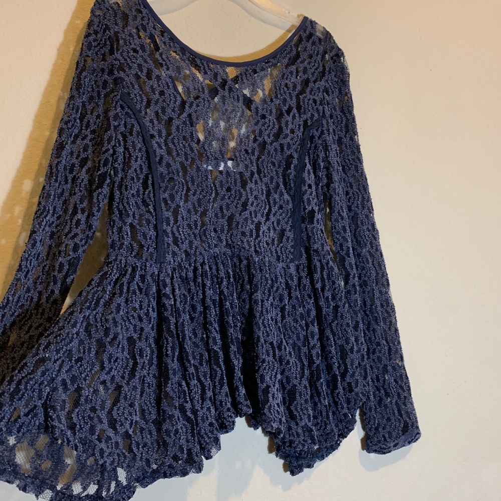 ❇️3/$30❇️ WILFLOWER Boho Flowy Lace/Crochet Tunic